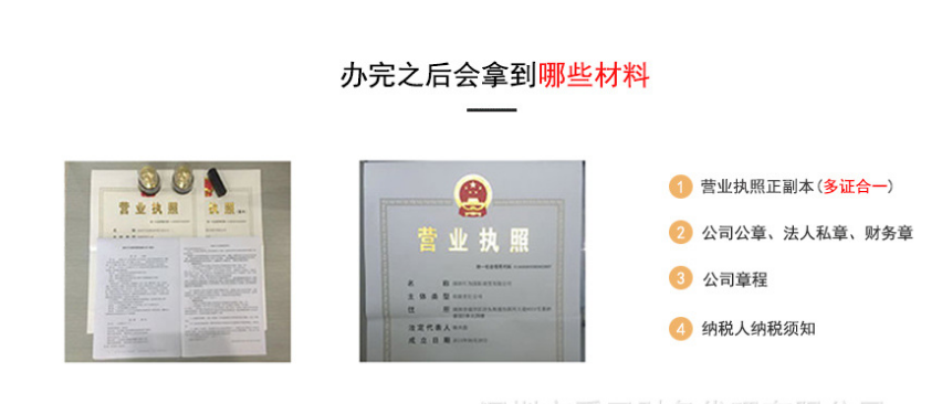 營業執照相關證件